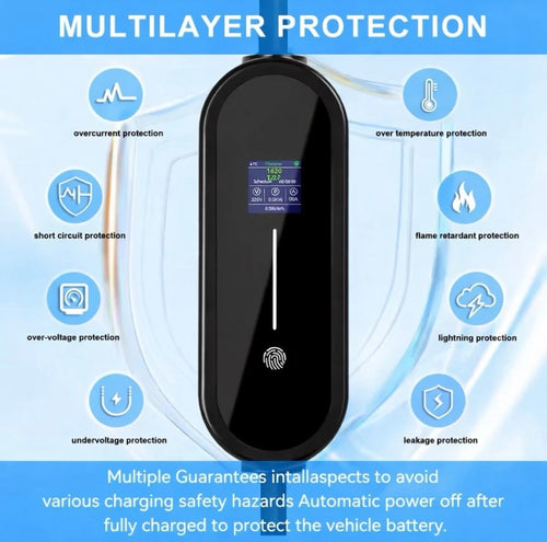 RevVolt 3.5kW Portable EV Charger 16A Level 2 – Type 1 J1772 | 5M Cable
